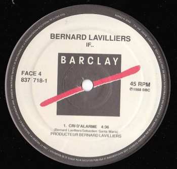 2LP Bernard Lavilliers: If 379196