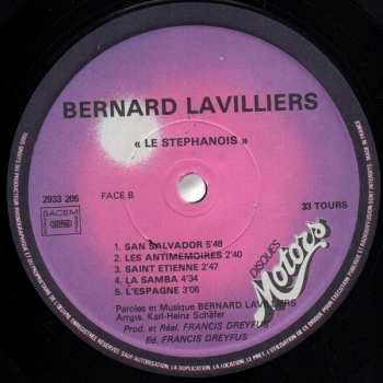 LP Bernard Lavilliers: Le Stéphanois 442688