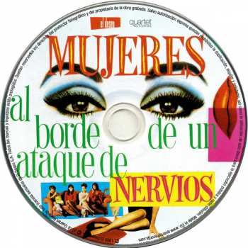 CD Bernardo Bonezzi: Mujeres Al Borde De Un Ataque De Nervios (Banda Sonora Original) 191192