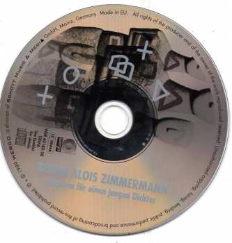 CD Bernd Alois Zimmermann: Requiem Für Einen Jungen Dichter 303161