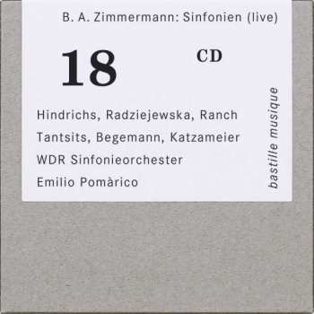 Album Bernd Alois Zimmermann: Symphonie In Einem Satz