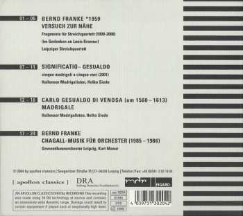 CD Bernd Franke: Bernd Franke 191585