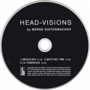 CD Bernd Kistenmacher: Head-Visions 120310