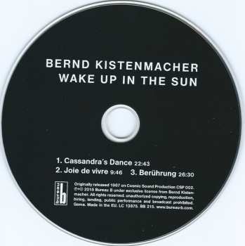 CD Bernd Kistenmacher: Wake Up In The Sun 192765