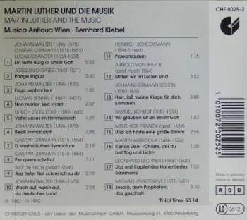 CD Bernhard Kiebel: Martin Luther Und Die Musik / Martin Luther And The Music 296750