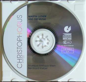 CD Bernhard Kiebel: Martin Luther Und Die Musik / Martin Luther And The Music 296750