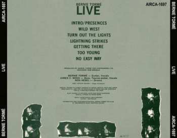 CD Bernie Tormé: Live