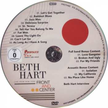 CD/DVD Beth Hart: Front And Center (Live From New York) 13537