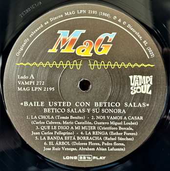LP Betico Salas Y Su Sonora: Baile Ud. Con... 481712