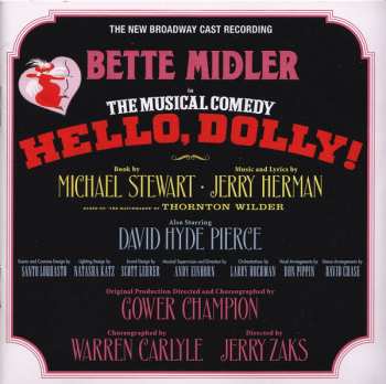 Album Bette Midler: Hello, Dolly! (The New Broadway Cast Recording)