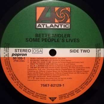 LP Bette Midler: Some People's Lives 340141