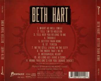 CD Beth Hart: Better Than Home DLX | LTD | DIGI 4500