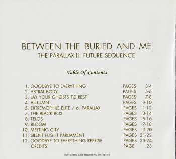 CD Between The Buried And Me: The Parallax II: Future Sequence LTD