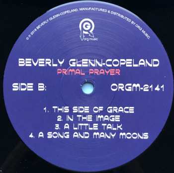 LP Beverly Glenn-Copeland: Primal Prayer 140906