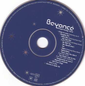 CD Beyoncé: Dangerously In Love 8631