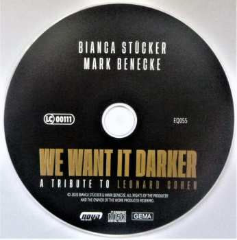 CD Bianca Stücker: We Want It Darker - A Tribute To Leonard Cohen 487748