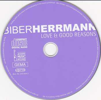 CD Biber Herrmann: Love & Good Reasons 516307
