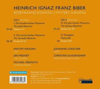 2CD Heinrich Ignaz Franz Biber: Mystery Sonatas - Rosenkranz-Sonaten 378364