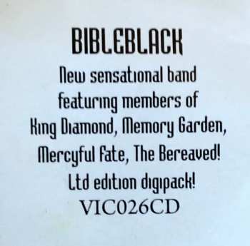 CD Bibleblack: The Black Swan Epilogue LTD | DIGI 448066