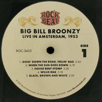 LP Big Bill Broonzy: Live In Amsterdam 1953 LTD 389278