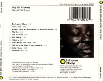 CD Big Bill Broonzy: Sings Folk Songs 342939
