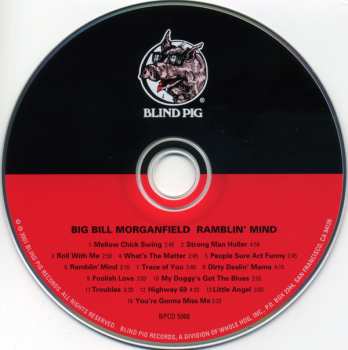 CD Big Bill Morganfield: Ramblin' Mind 534826