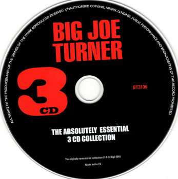 3CD Big Joe Turner: The Absolutely Essential 3cd Collection DIGI 322863