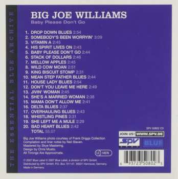 CD Big Joe Williams: Baby Please Don't Go 265270