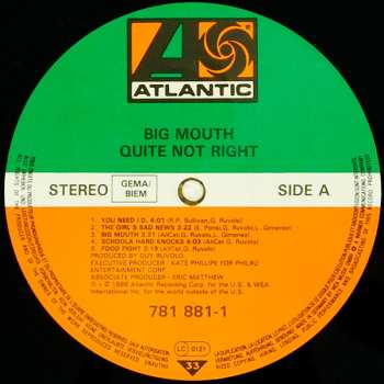 LP Big Mouth: Quite Not Right 339211