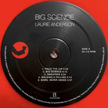 LP Laurie Anderson: Big Science CLR 4648