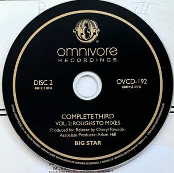 3CD/Box Set Big Star: Complete Third 471615