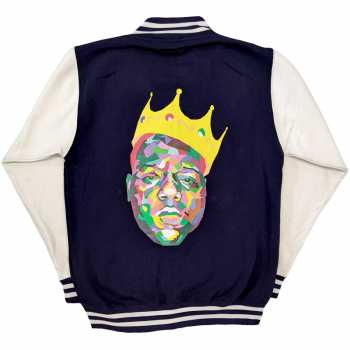 Merch Biggie Smalls: Biggie Smalls Unisex Varsity Jacket: Crown (back Print) (x-large) XL