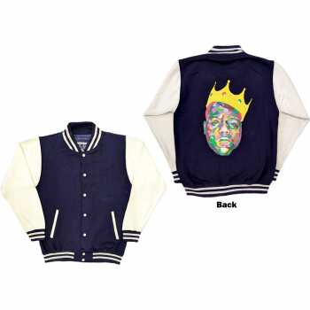 Merch Biggie Smalls: Biggie Smalls Unisex Varsity Jacket: Crown (back Print) (small) S