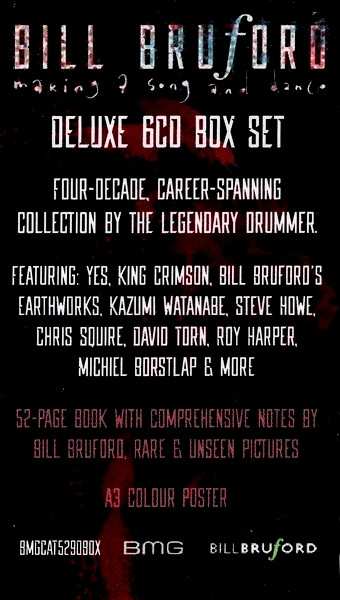 6CD/Box Set Bill Bruford: Making A Song And Dance - A Complete-Career Collection 404060