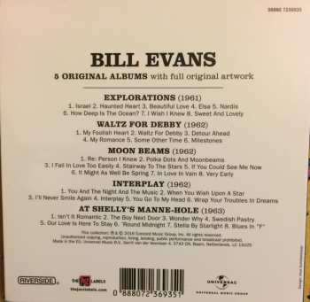 5CD/Box Set Bill Evans: 5 Original Albums