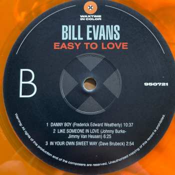 LP Bill Evans: Easy To Love LTD | CLR 437776