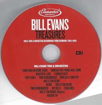 2CD Bill Evans: Treasures: Solo, Trio & Orchestra Recordings From Denmark (1965-1969) LTD 438481