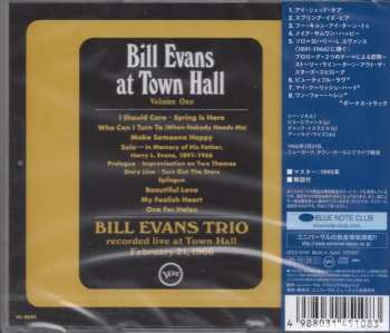 CD The Bill Evans Trio: Bill Evans At Town Hall (Volume One) LTD 419736