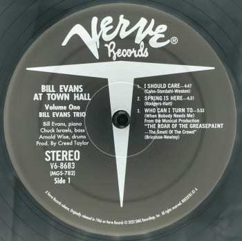 LP The Bill Evans Trio: Bill Evans At Town Hall (Volume One) 415243