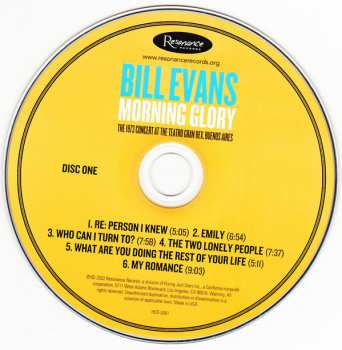 2CD The Bill Evans Trio: Morning Glory: The 1973 Concert At The Teatro Gran Rex, Buenos Aires 436768
