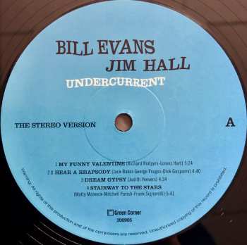 2LP Bill Evans: Undercurrent (The Stereo & Mono Versions) LTD 80388