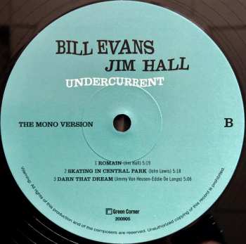 2LP Bill Evans: Undercurrent (The Stereo & Mono Versions) LTD 80388