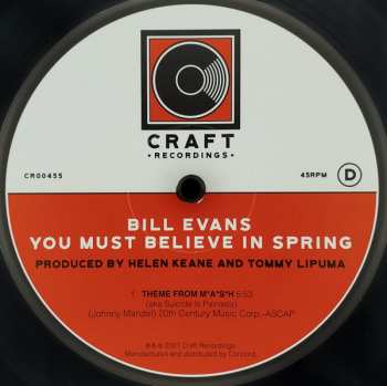 2LP Bill Evans: You Must Believe In Spring LTD 420258
