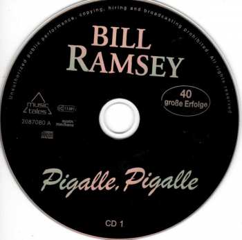 2CD Bill Ramsey: Pigalle, Pigalle - 40 Grosse Erfolge 324593