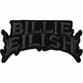 Merch Billie Eilish: Nášivka Flame Black