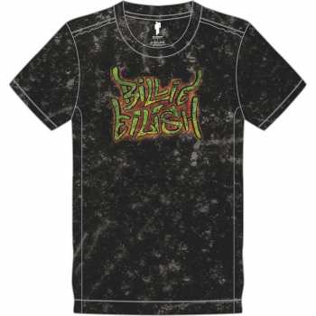 Merch Billie Eilish: Billie Eilish Unisex T-shirt: Graffiti (wash Collection) (medium) M