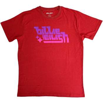 Merch Billie Eilish: Billie Eilish Unisex T-shirt: Purple Logo (xx-large) XXL