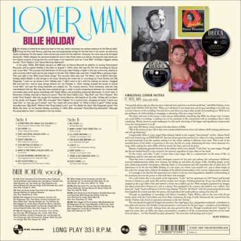 LP Billie Holiday: Lover Man LTD 59528