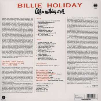LP Billie Holiday: All Or Nothing At All LTD 434226