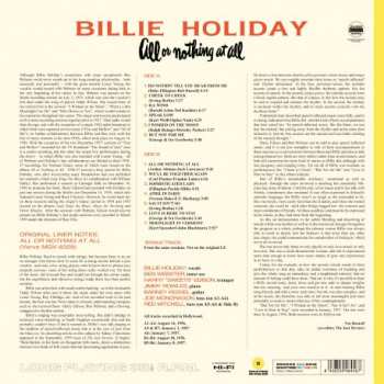 LP Billie Holiday: All Or Nothing At All LTD | CLR 145295